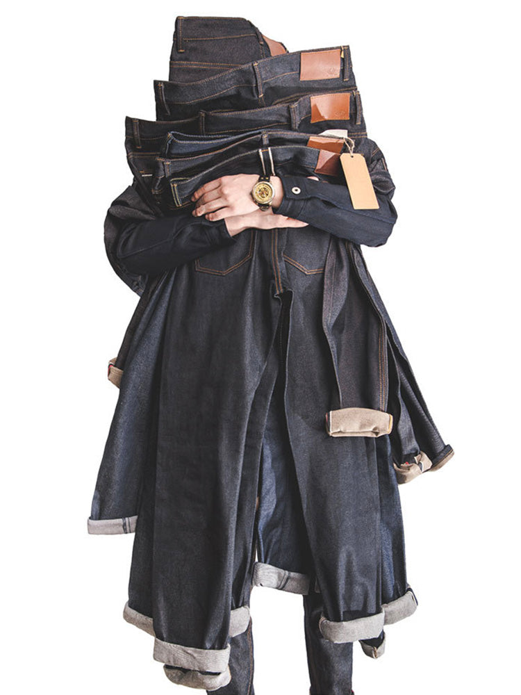 Jean brut style rétro américain pour homme