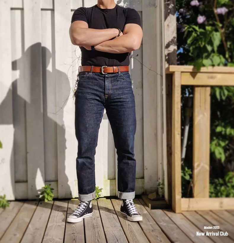 T-shirt classique slim à col rond pour homme