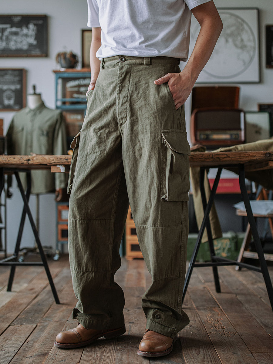 Pantalon en sergé à chevrons M-47 de l'armée française