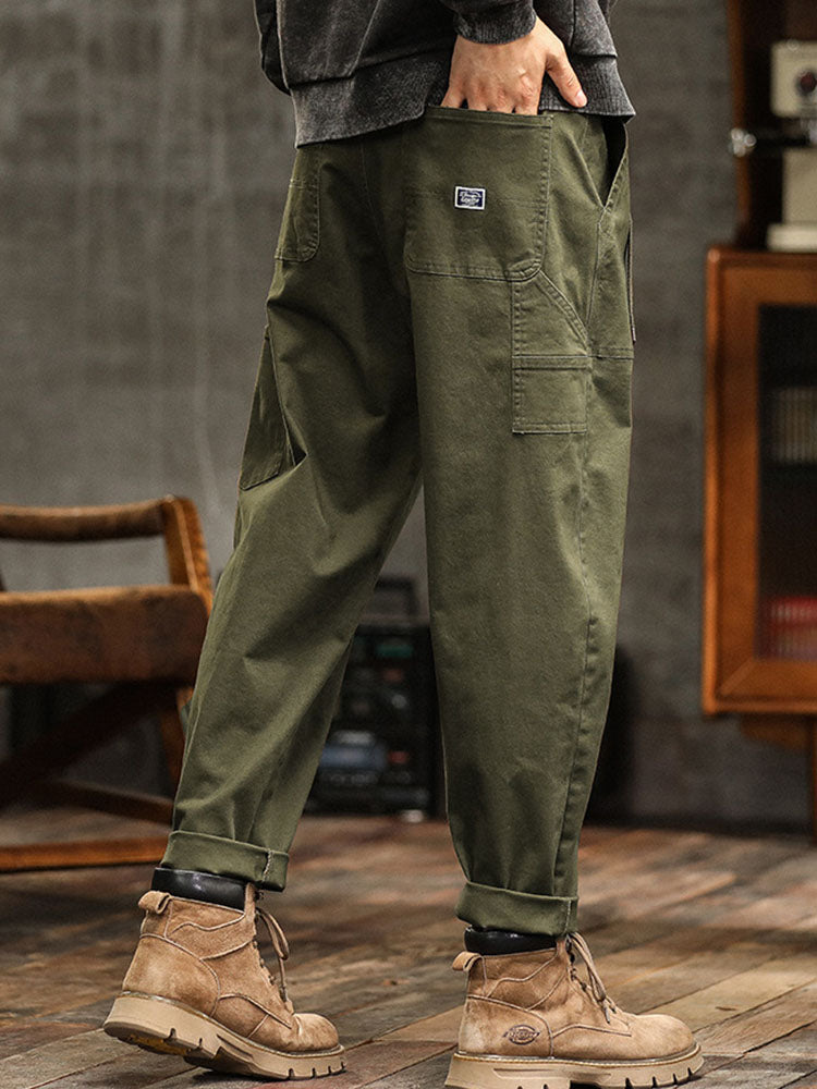 Herren-Utility-Hose im Vintage-Stil
