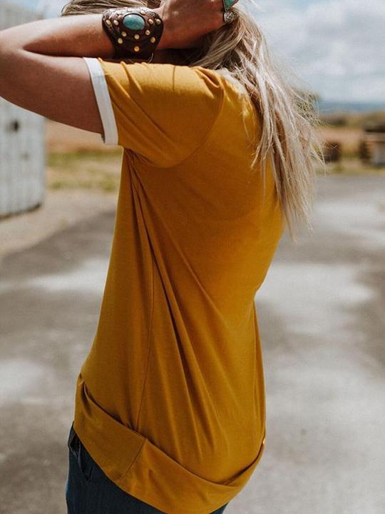 T-shirt graphique « Bring On The Sunshine » pour femme, motif cocotier
