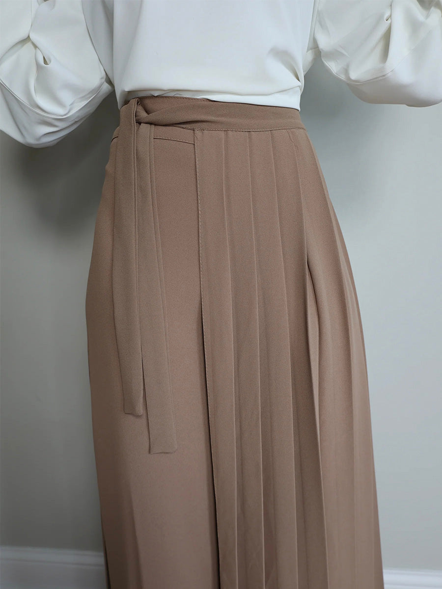 Magnifique ensemble jupe et pantalon plissés