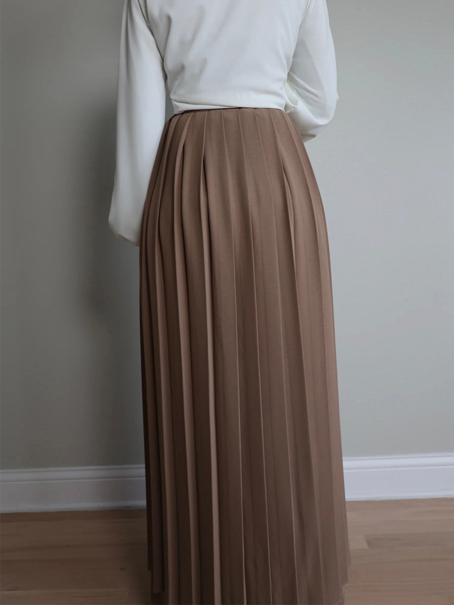 Magnifique ensemble jupe et pantalon plissés