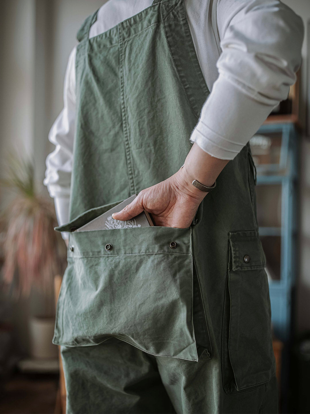 Salopette zippée homme