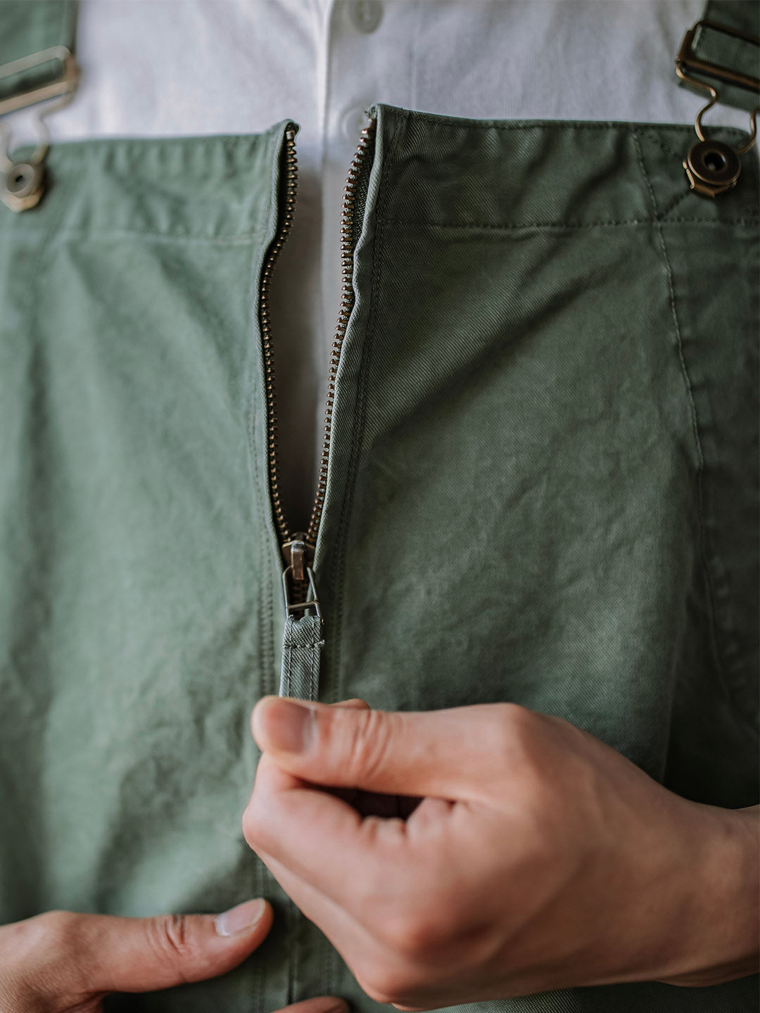 Salopette zippée homme