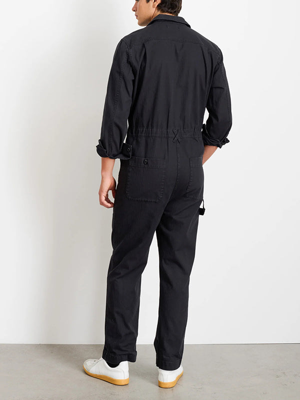 Combinaison zippée coupe slim pour hommes