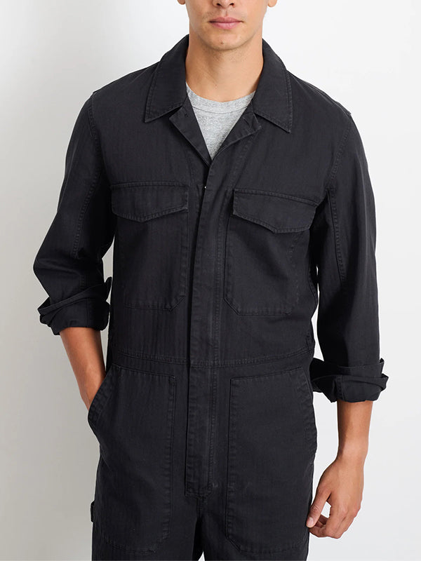 Combinaison zippée coupe slim pour hommes