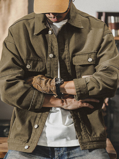 Veste cargo homme style vintage américain