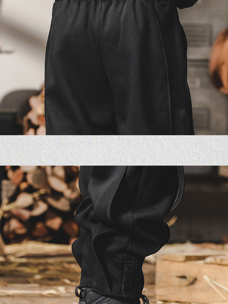 Herren-Jogginghose mit Knopfdetail und bequemem Bund