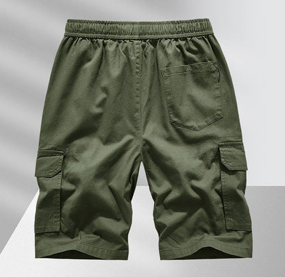 Herren-Cargoshorts mit Kordelzug