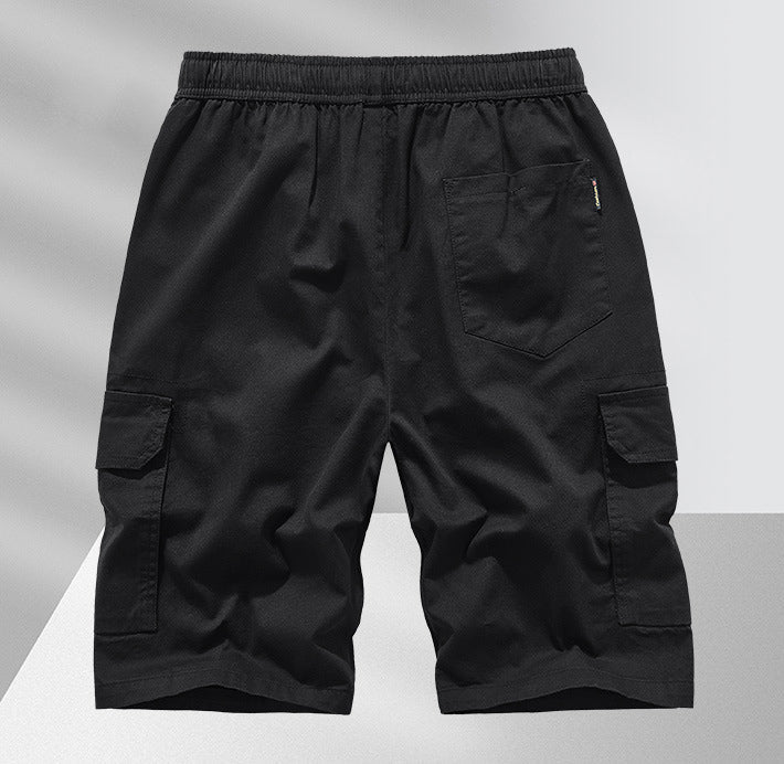 Herren-Cargoshorts mit Kordelzug