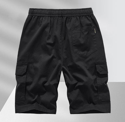 Herren-Cargoshorts mit Kordelzug