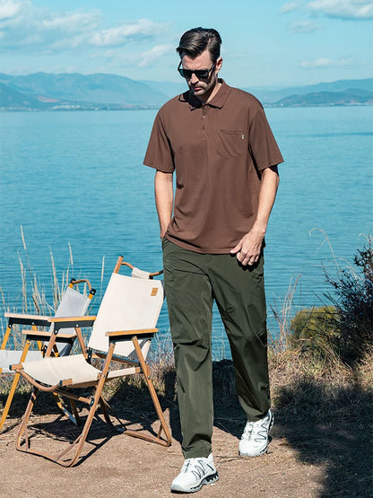 Herren‑Funktions‑Outdoorhosen mit Reißverschlusstaschen