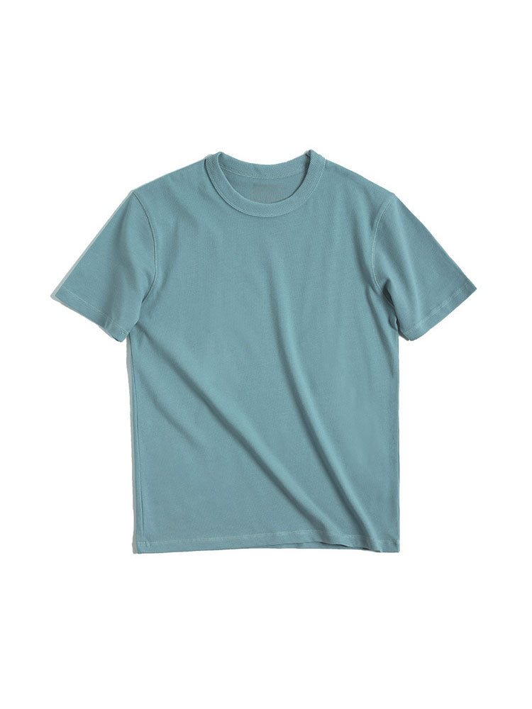 T-shirt classique slim à col rond pour homme