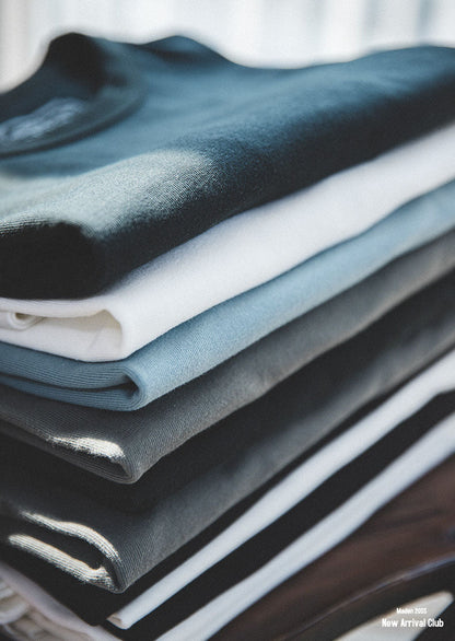 T-shirt classique slim à col rond pour homme
