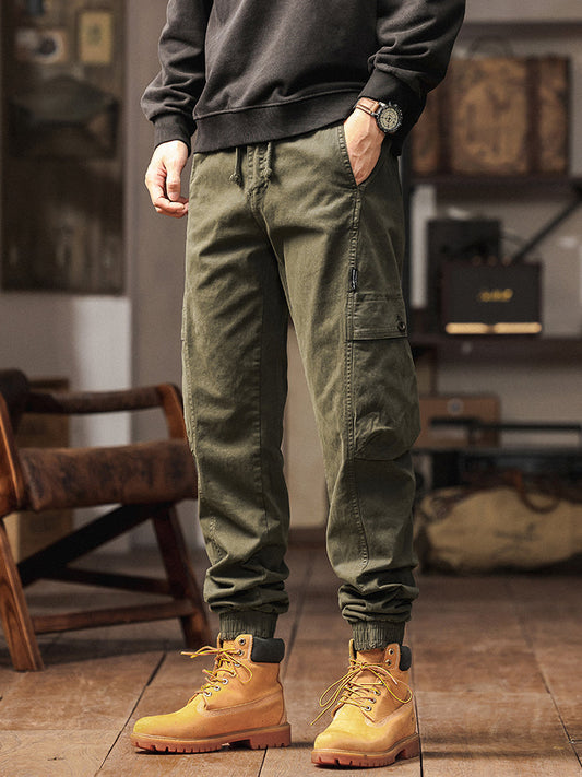 Herren-Jogginghose mit elastischem Bund und schmal zulaufendem Bein