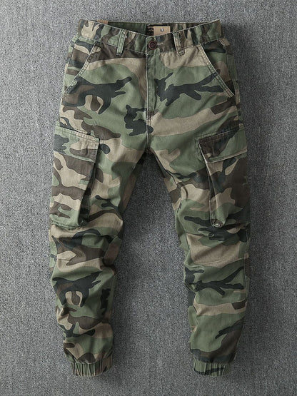 Herren-Cargohose im Camouflage-Look