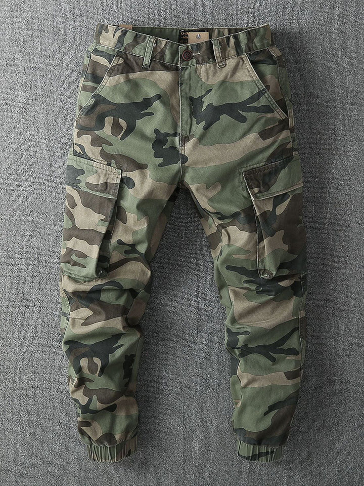 Pantalon de jogging cargo camouflage pour homme