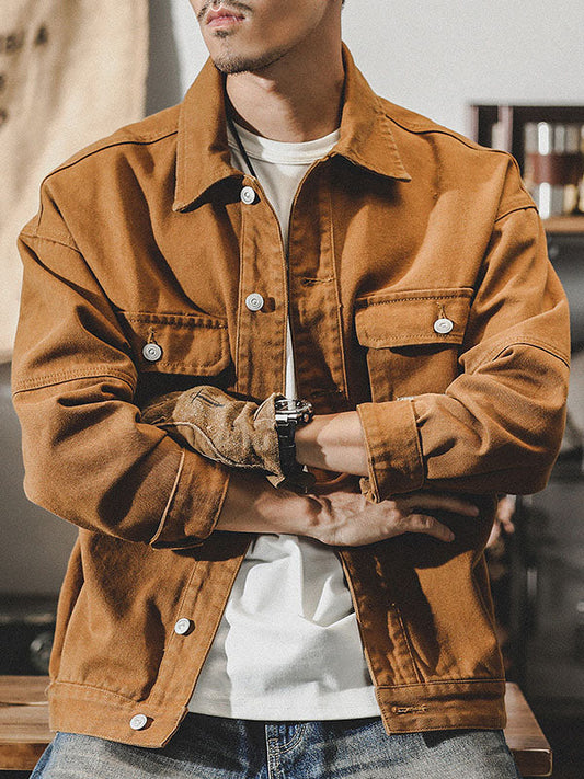 Veste cargo homme style vintage américain