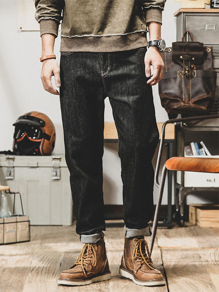 Herren Vintage Tapered Jeans