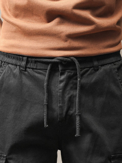 Vintage-inspirierte Cargo-Jogginghose für Herren mit vielen Taschen