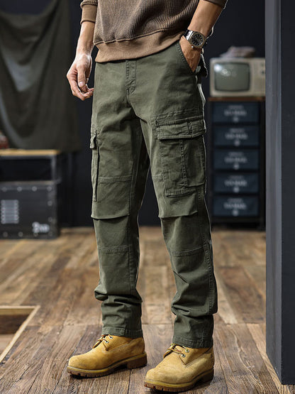 Herren Straight‑Fit Cargohose mit Mehreren Taschen