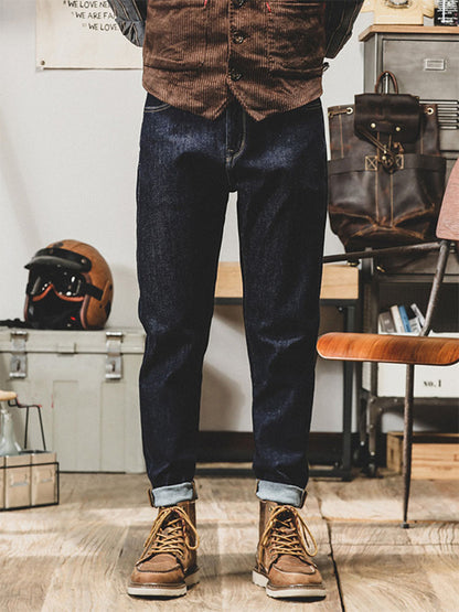 Herren Vintage Tapered Jeans
