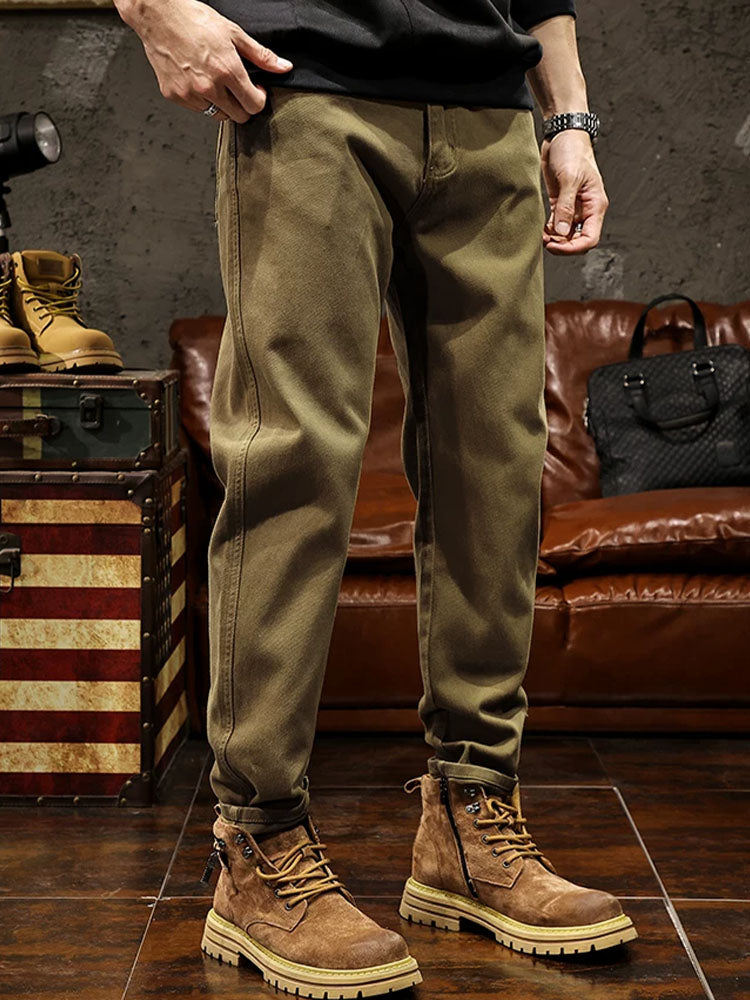 Herren Robuste Retro‑Stil Hose
