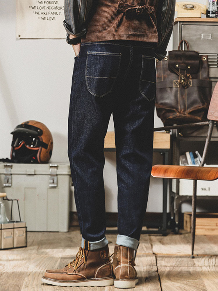 Jean vintage fuselé pour homme