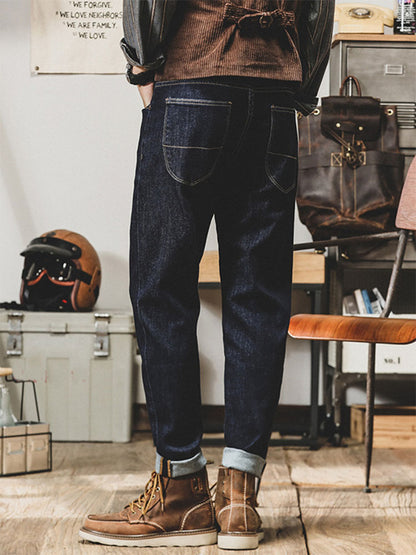 Herren Vintage Tapered Jeans