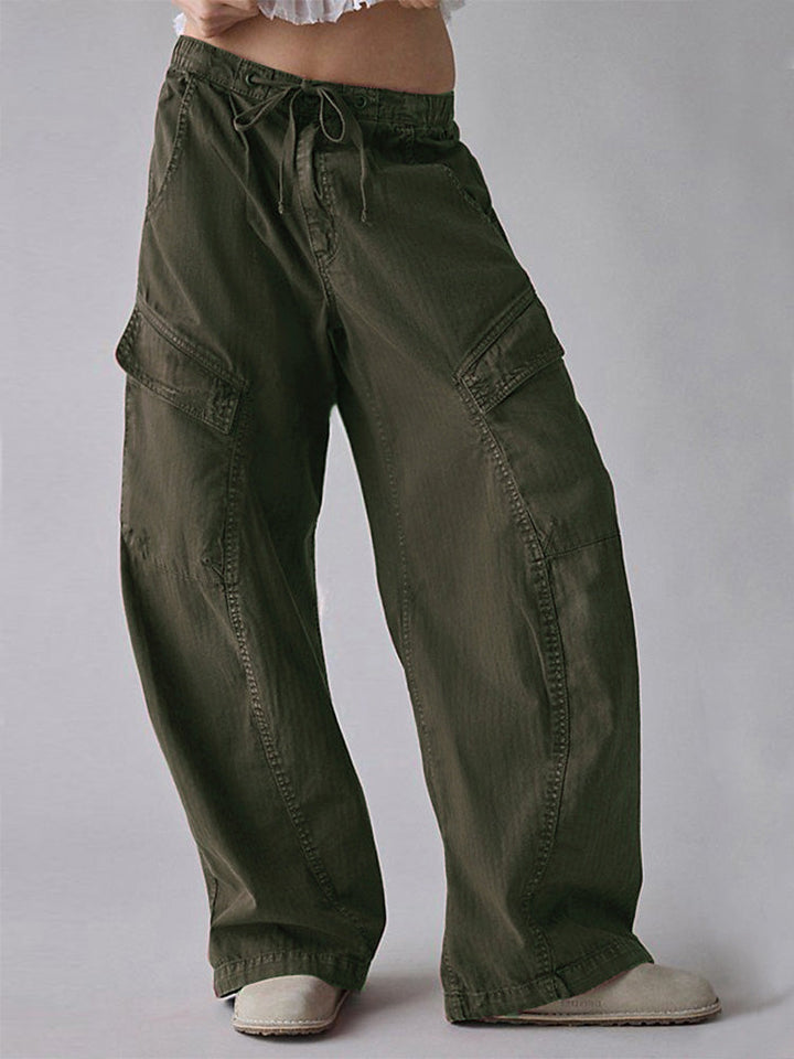 Pantalon cargo ample pour femme