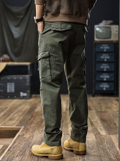 Herren Straight‑Fit Cargohose mit Mehreren Taschen