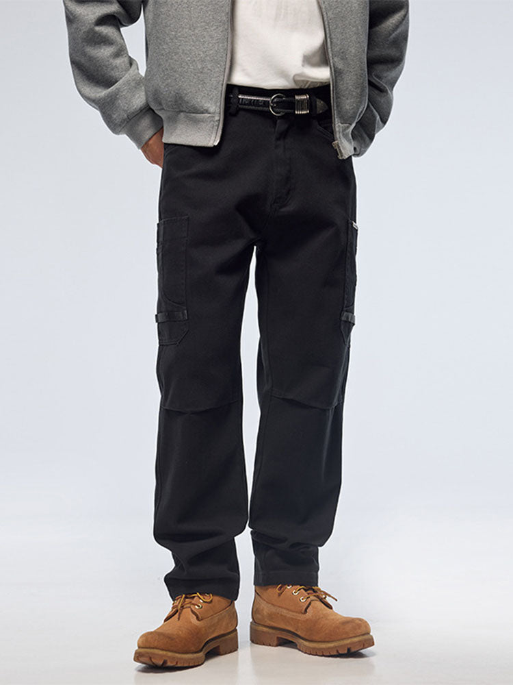 Herren Robuste Mehrtaschen Straight Cargohose