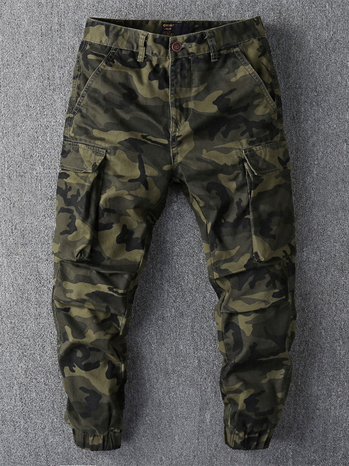 Pantalon de jogging cargo camouflage pour homme