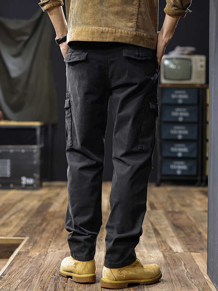 Herren Straight‑Fit Cargohose mit Mehreren Taschen