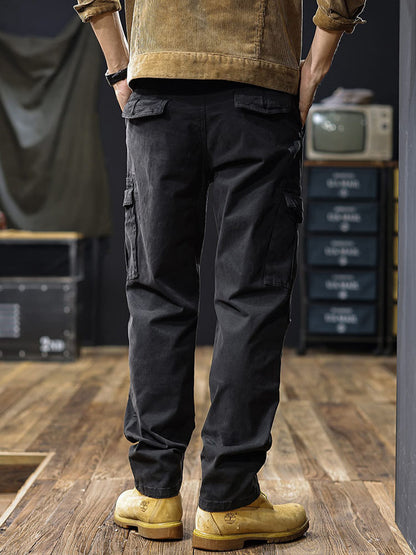 Herren Straight‑Fit Cargohose mit Mehreren Taschen