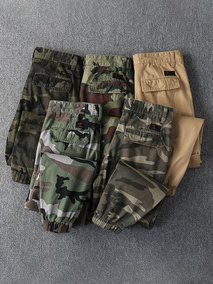 Herren-Cargohose im Camouflage-Look
