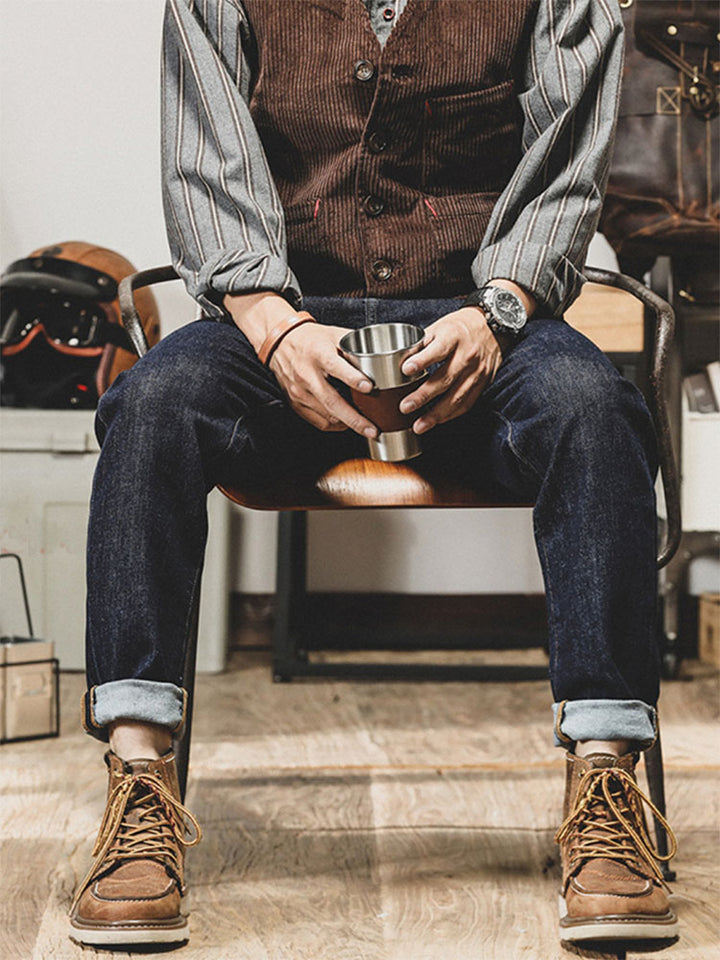 Jean vintage fuselé pour homme