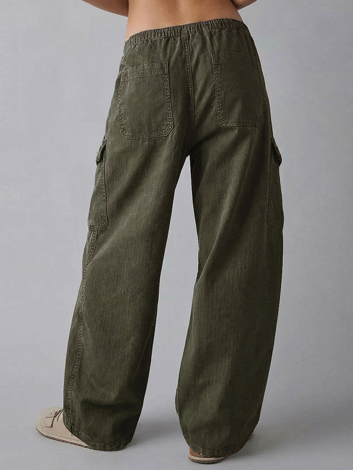 Pantalon cargo ample pour femme