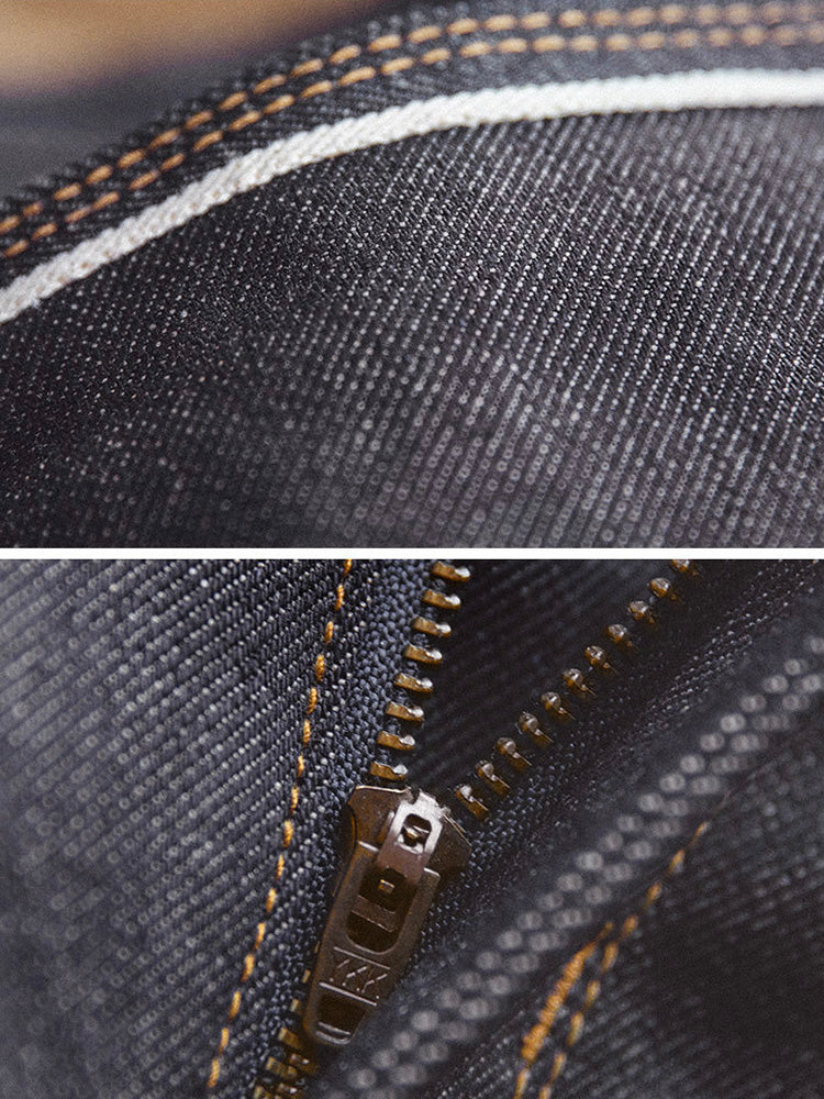 Jean brut style rétro américain pour homme