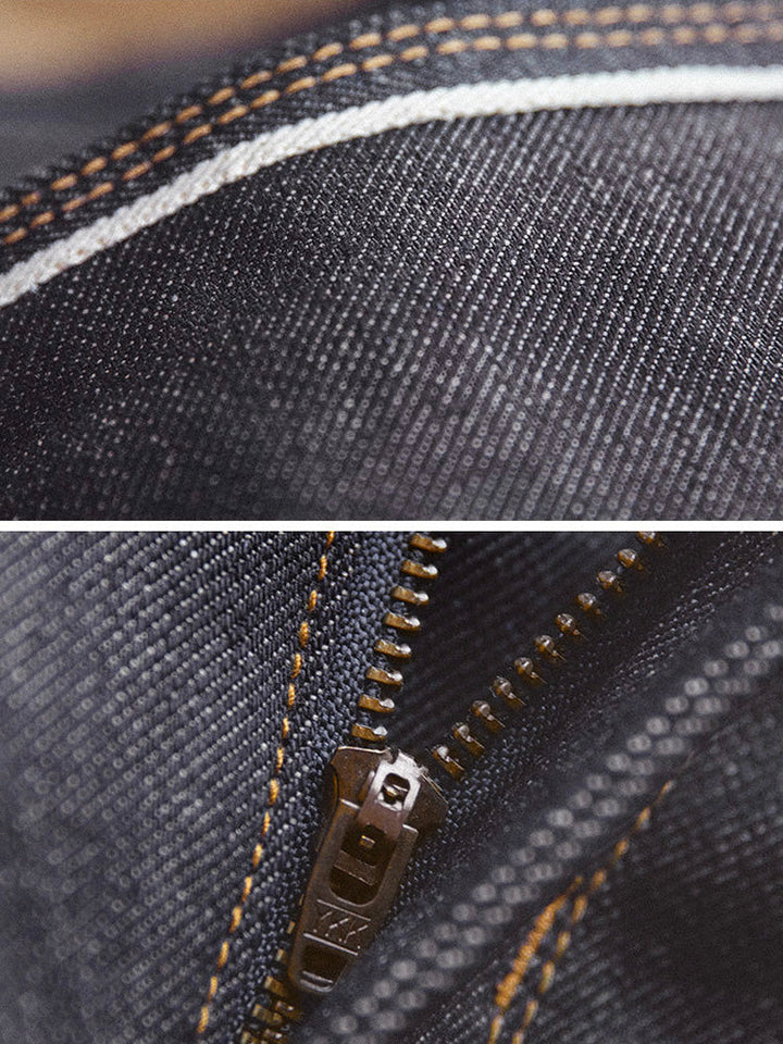 Jean brut style rétro américain pour homme