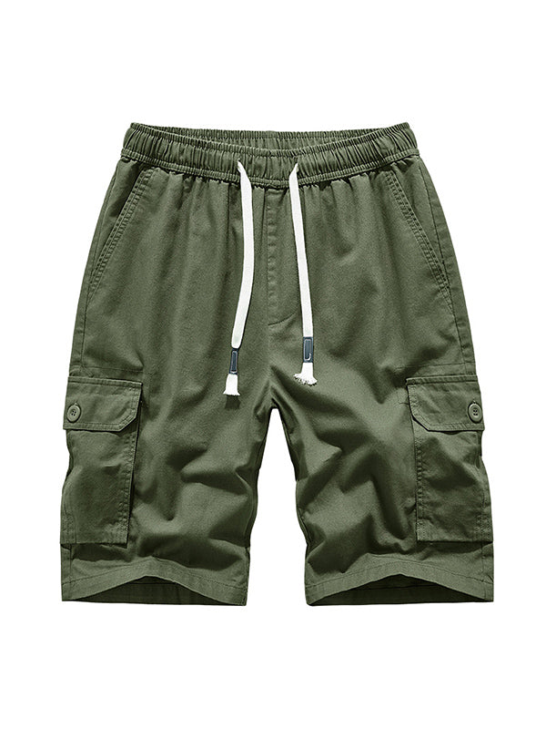 Herren-Cargoshorts mit Kordelzug