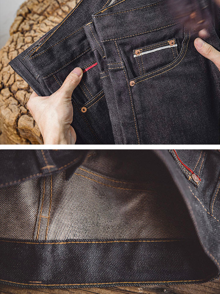Jean brut style rétro américain pour homme