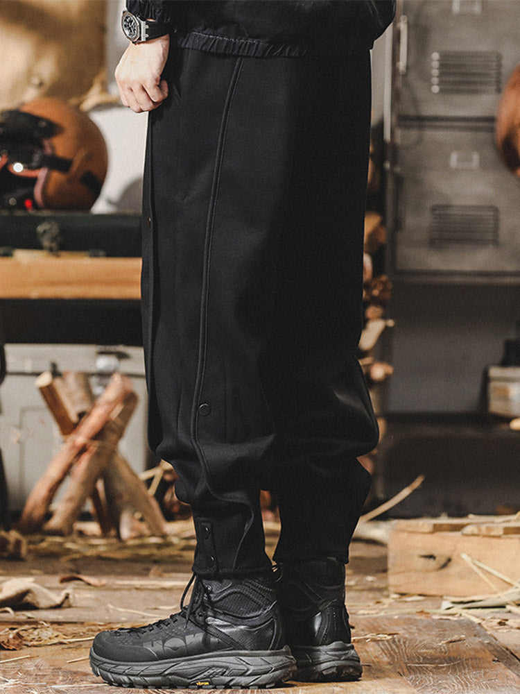 Herren-Jogginghose mit Knopfdetail und bequemem Bund