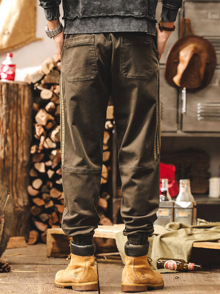 Herren Vintage Jogginghose mit Seitenstreifen