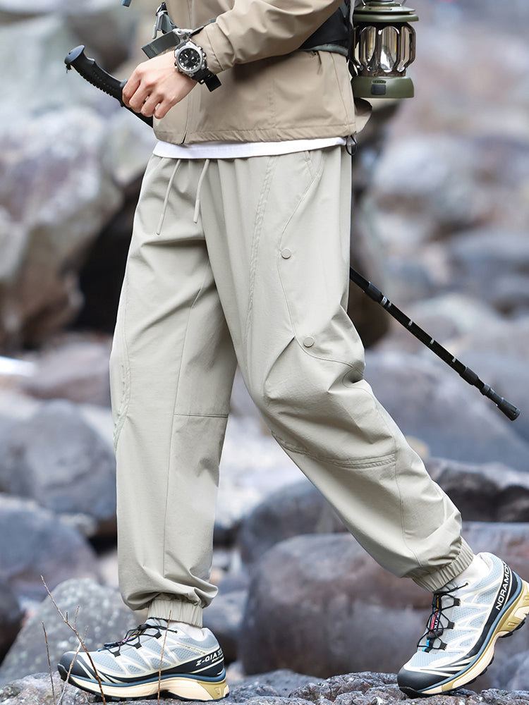 Pantalon de randonnée homme style jogging imperméable