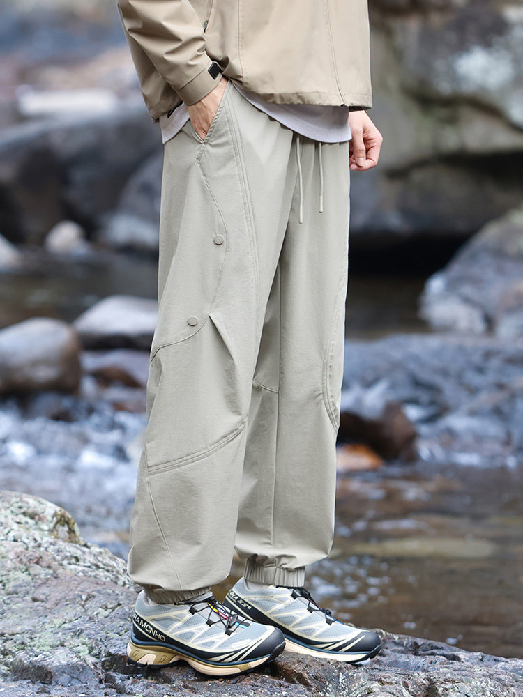 Pantalon de randonnée homme style jogging imperméable
