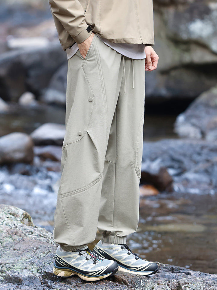 Pantalon de randonnée homme style jogging imperméable