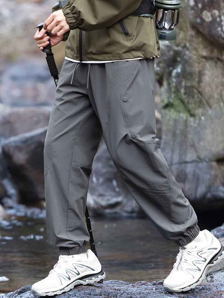Pantalon de randonnée homme style jogging imperméable
