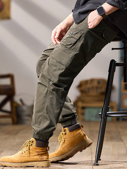 Pantalon cargo de jogging tactique pour homme, à poches multiples et à coupe tactique